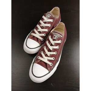 Converse Chuck Taylor All Star Maroon Low Top Sneakers 139794F Womens 6 Mens 4